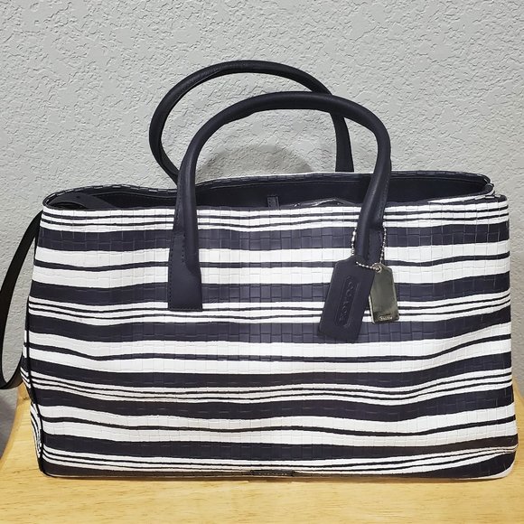 Coach bleecker embossed leather bag - Picture 1 of 8